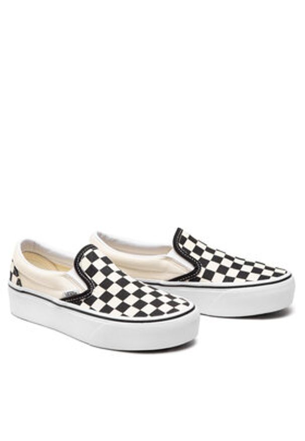 Vans Tenisówki Classic Slip-On P VN00018EBWW Biały. Zapięcie: bez zapięcia. Kolor: biały. Materiał: materiał