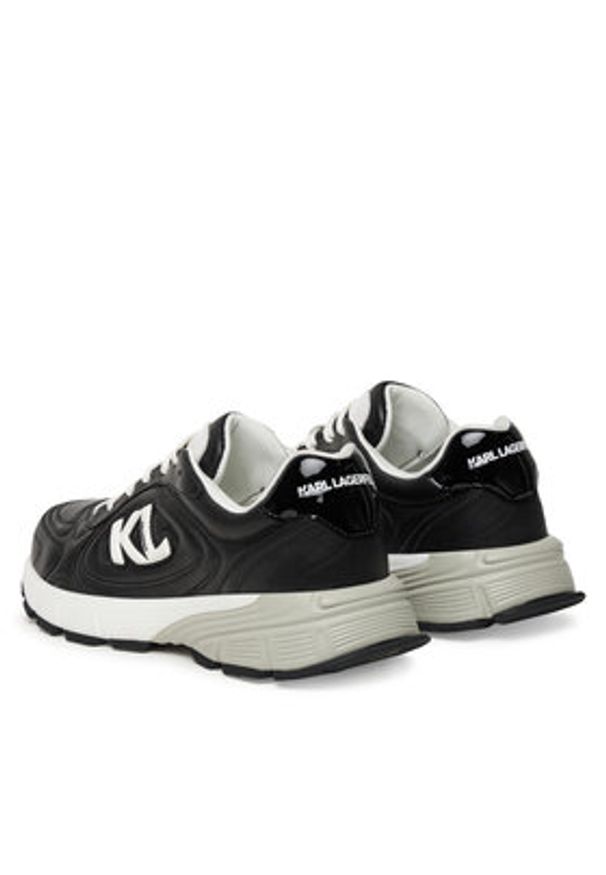 Karl Lagerfeld - KARL LAGERFELD Sneakersy Orion KL55524 Czarny. Kolor: czarny. Materiał: skóra