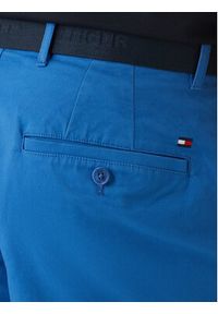 TOMMY HILFIGER - Tommy Hilfiger Szorty materiałowe Denton MW0MW42349 Niebieski Slim Fit. Kolor: niebieski. Materiał: bawełna #9