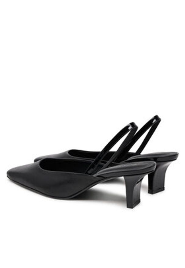 Calvin Klein Czółenka HW0HW02267 Czarny. Kolor: czarny. Materiał: skóra