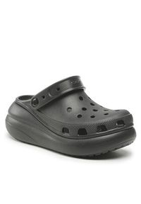 Crocs Klapki Classic Crush Clog 207521 Czarny. Kolor: czarny