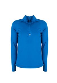 Fila Longsleeve "Training Roye" | FAM0284 | Mężczyzna | Niebieski. Typ kołnierza: kołnierzyk stójkowy. Kolor: niebieski. Materiał: poliester. Długość rękawa: długi rękaw. Wzór: nadruk