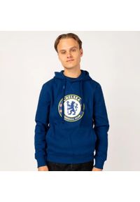 CHELSEA - Chelsea bluza z kapturem dla dorośli. Typ kołnierza: kaptur. Kolor: niebieski. Sport: piłka nożna #1
