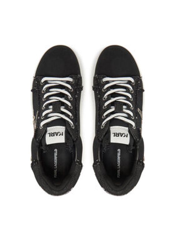 Karl Lagerfeld - KARL LAGERFELD Sneakersy KL42372S Czarny. Kolor: czarny. Materiał: materiał