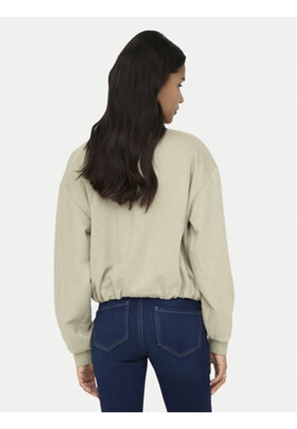 only - ONLY Kurtka bomber Mavi 15364101 Beżowy Regular Fit. Kolor: beżowy. Materiał: syntetyk