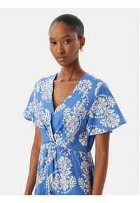 LOLA CASADEMUNT Sukienka letnia LS2616137 Niebieski Regular Fit. Kolor: niebieski. Materiał: wiskoza. Sezon: lato #5