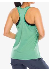 Top damski Smartwool Active Mesh Racerback Tank. Kolor: zielony. Materiał: mesh