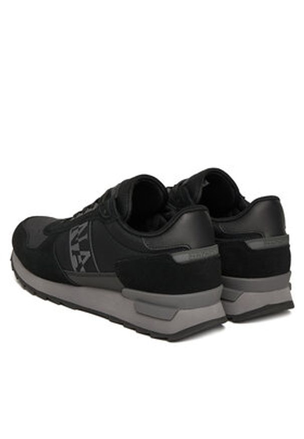 Napapijri Sneakersy Stab NP0A88XI Czarny. Kolor: czarny. Materiał: zamsz, skóra