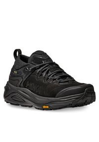 HOKA - Hoka Trekkingi Kaha 3 Low Gtx GORE-TEX 1162532 Czarny. Kolor: czarny. Materiał: nubuk, skóra. Technologia: Gore-Tex. Sport: turystyka piesza