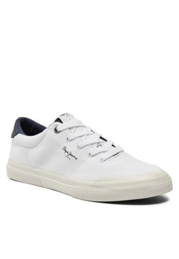 Pepe Jeans Sneakersy Kenton Serie M PMS31041 Biały. Kolor: biały. Materiał: materiał