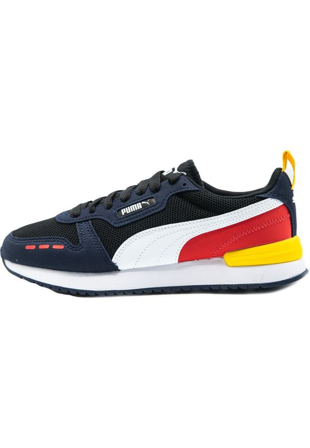 Puma R 78, Wielobarwność. Zapięcie: sznurówki. Kolor: niebieski, wielokolorowy. Materiał: materiał, syntetyk. Szerokość cholewki: normalna. Sport: turystyka piesza