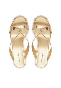 MICHAEL Michael Kors Klapki Cherie 40T6CHMS2M Złoty. Kolor: złoty. Materiał: skóra #2