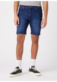 Wrangler - WRANGLER TEXAS SHORTS MĘSKIE SZORTY KRÓTKIE SPODENKI JEANSOWE STARLITE W11CYJ38E 112145757. Materiał: jeans. Długość: krótkie