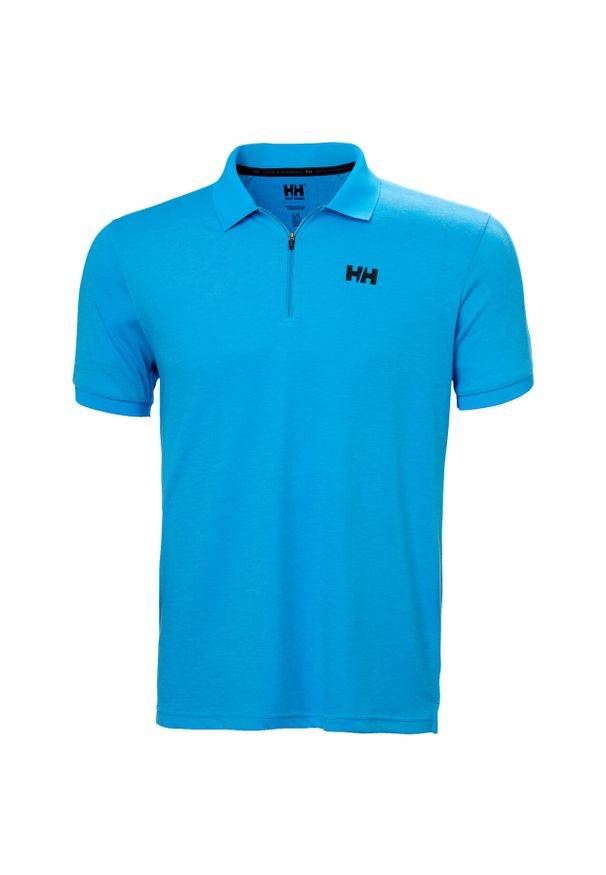 Koszulka polo z zamkiem błyskawicznym 1/2 Helly Hansen HP. Typ kołnierza: polo. Kolor: szary, niebieski, wielokolorowy. Styl: klasyczny