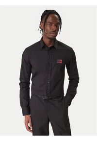 Hugo - HUGO Koszula Emero 50555786 Czarny Regular Fit. Kolor: czarny. Materiał: bawełna #1