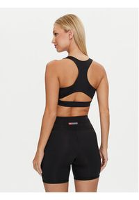 Reebok Top Train BL Bra 100075674 Czarny Slim Fit. Kolor: czarny. Materiał: syntetyk #5