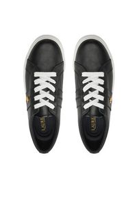 Lauren Ralph Lauren - LAUREN RALPH LAUREN Sneakersy Janson II 802775372002 Czarny. Kolor: czarny. Materiał: skóra #6
