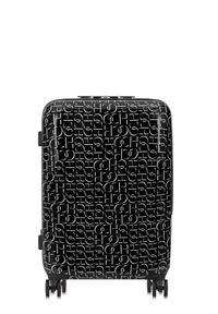 Ochnik - Walizka średnia na kółkach. Kolor: czarny. Materiał: kauczuk, materiał, guma, poliester #1