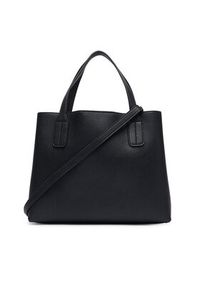 TOMMY HILFIGER - Tommy Hilfiger Torebka Th Icon Mini Satchel AW0AW18722 Czarny. Kolor: czarny. Materiał: skórzane #4