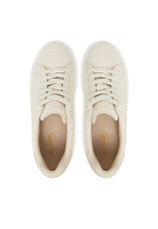 Aldo Sneakersy Garelia 13964973 Szary. Kolor: szary. Materiał: skóra