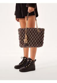 Kazar - Czarne trzewiki z wysoką cholewką ze skóry. Wysokość cholewki: przed kolano. Kolor: czarny. Materiał: tkanina, skóra. Szerokość cholewki: normalna. Styl: sportowy, klasyczny #7