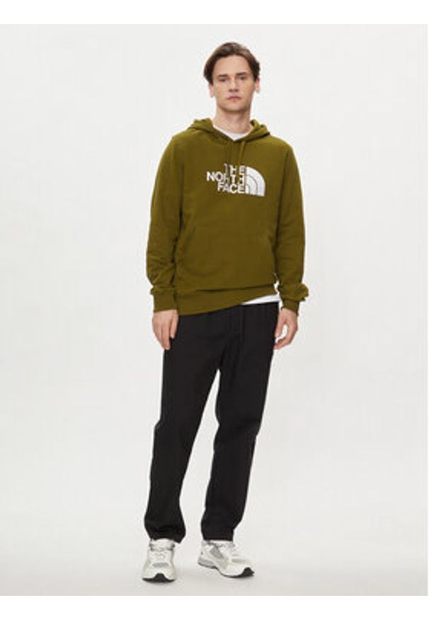 The North Face Bluza Light Drew Peak NF00A0TE Zielony Regular Fit. Kolor: zielony. Materiał: bawełna