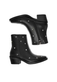 DeeZee Botki 23689-13 Czarny. Kolor: czarny. Materiał: syntetyk, materiał #6