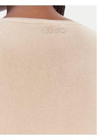 Liu Jo Kardigan WA6280 MS49I Beżowy Regular Fit. Kolor: beżowy. Materiał: wiskoza #4