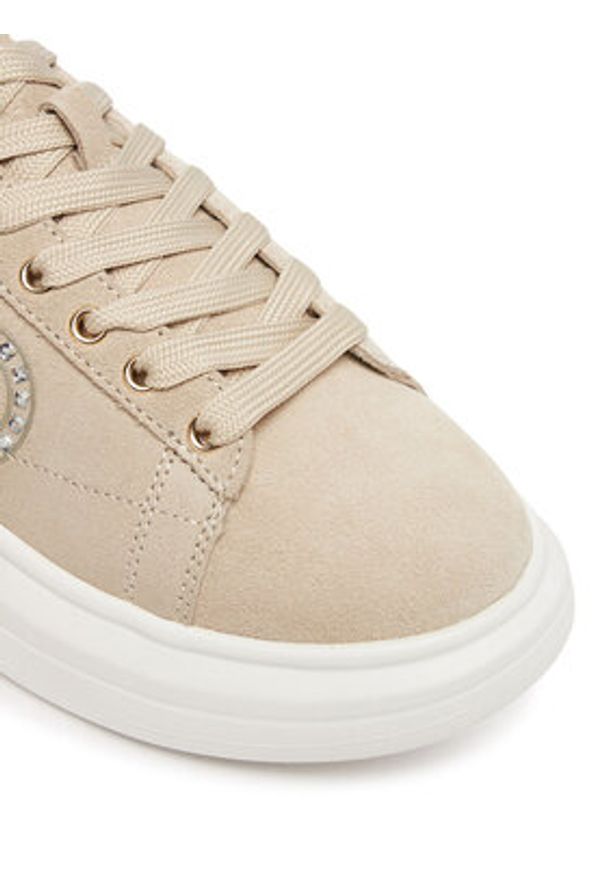 Liu Jo Sneakersy Babol 01 BF5059 PX002 Beżowy. Kolor: beżowy. Materiał: skóra, zamsz