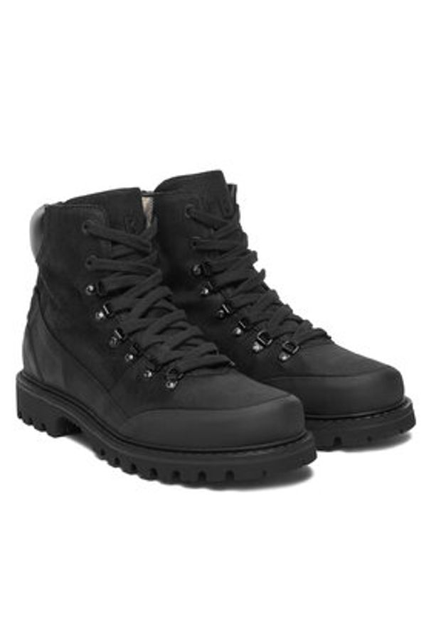 Bogner Trapery Helsinki S 27 12546842 Czarny. Kolor: czarny. Materiał: skóra