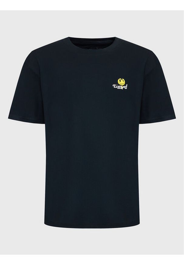 Night Addict T-Shirt MTS-NA149SMILEY Czarny Relaxed Fit. Kolor: czarny. Materiał: bawełna