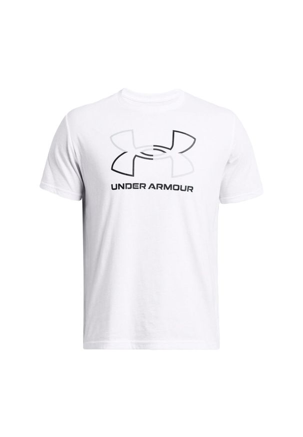 Under Armour - Męska Koszulka GL Foundation Uodate. Kolor: biały. Sport: turystyka piesza