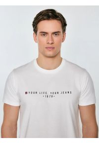 Big-Star - Koszulka męska z nadrukiem biała Oliver 100. Kolor: biały. Materiał: materiał, bawełna. Wzór: nadruk. Styl: klasyczny #4