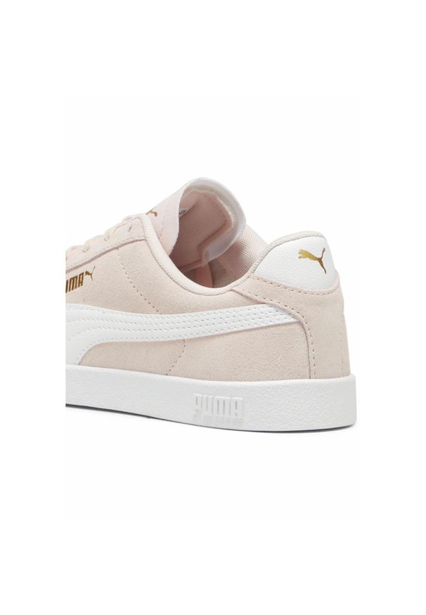 Puma - Sneakersy zamszowe unisex PUMA Club II PUMA Island Pink White Gold. Kolor: żółty, biały, wielokolorowy, różowy. Materiał: zamsz