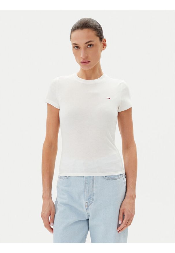 Tommy Jeans Komplet 2 t-shirtów DW0DW21366 Kolorowy Slim Fit. Materiał: bawełna. Wzór: kolorowy