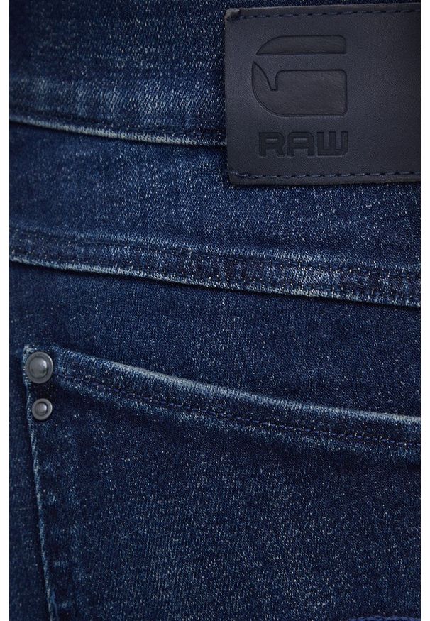 G-Star RAW - G-Star Raw Jeansy Lhana damskie medium waist. Kolor: niebieski
