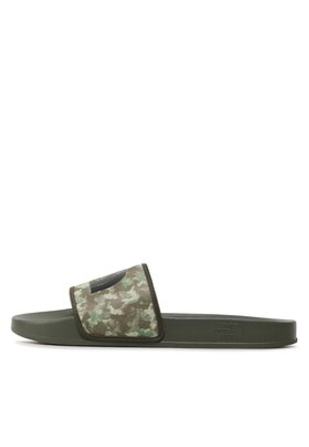 The North Face Klapki M Base Camp Slide Iii NF0A4T2RIYL1 Zielony. Kolor: zielony. Materiał: materiał