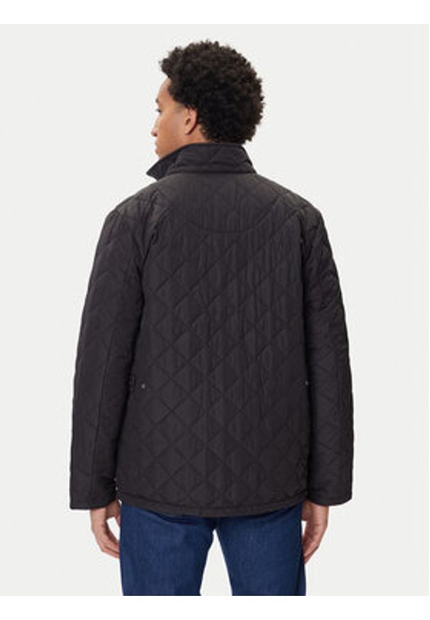 Barbour Kurtka przejściowa Chelsea MQU0006BK11 Czarny Regular Fit. Kolor: czarny. Materiał: syntetyk