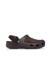 Buty do chodzenia męskie Crocs Yukon Vista II. Zapięcie: rzepy. Kolor: brązowy, wielokolorowy. Materiał: syntetyk, skóra, materiał. Szerokość cholewki: normalna. Sport: turystyka piesza