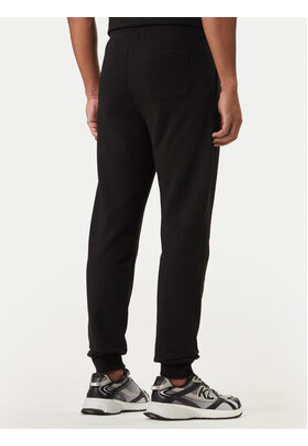 Karl Lagerfeld - KARL LAGERFELD Spodnie dresowe 705782 562917 Czarny Regular Fit. Kolor: czarny. Materiał: bawełna
