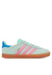 Adidas - adidas Sneakersy Gazelle JP7125 Zielony. Kolor: zielony. Materiał: zamsz, skóra. Model: Adidas Gazelle