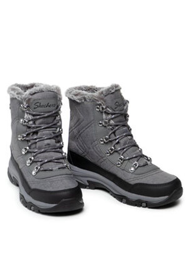 skechers - Skechers Trekkingi Cold Blues 167283/CCL Szary. Kolor: szary. Materiał: materiał