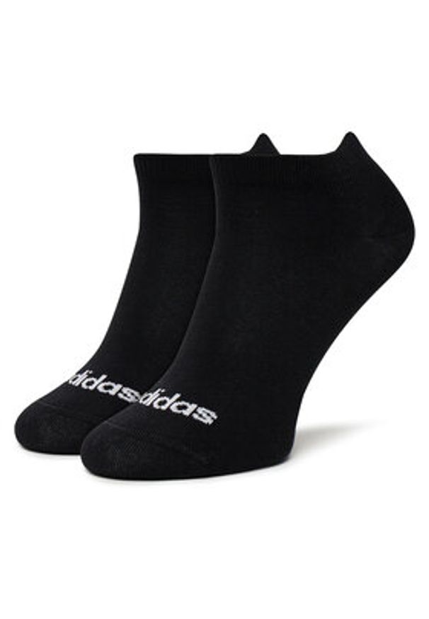 Adidas - adidas Skarpety krótkie IC1299 3-PACK Czarny. Kolor: czarny. Materiał: bawełna