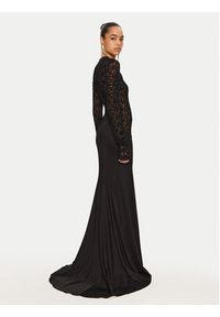 Elisabetta Franchi Sukienka wieczorowa Red Carpet AB65947E2 Czarny Regular Fit. Kolor: czarny. Materiał: syntetyk. Styl: wizytowy