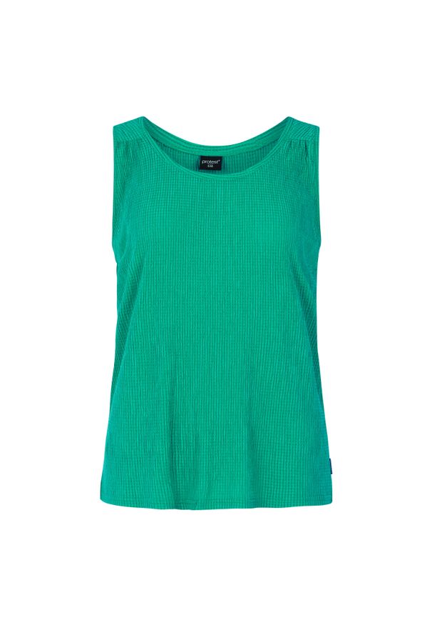 Damski tank top Protest Fields. Okazja: na co dzień. Kolor: zielony. Styl: casual