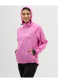 Silvini - Kurtka rowerowa (windbreaker) damska SILVINI Women Jacket VETTA. Kolor: różowy. Materiał: softshell. Sport: turystyka piesza