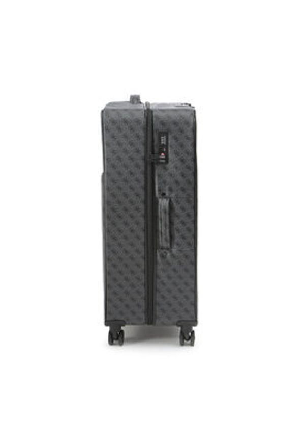 Guess Walizka duża Vezzola Travel TMVZLS P3303 Czarny. Kolor: czarny