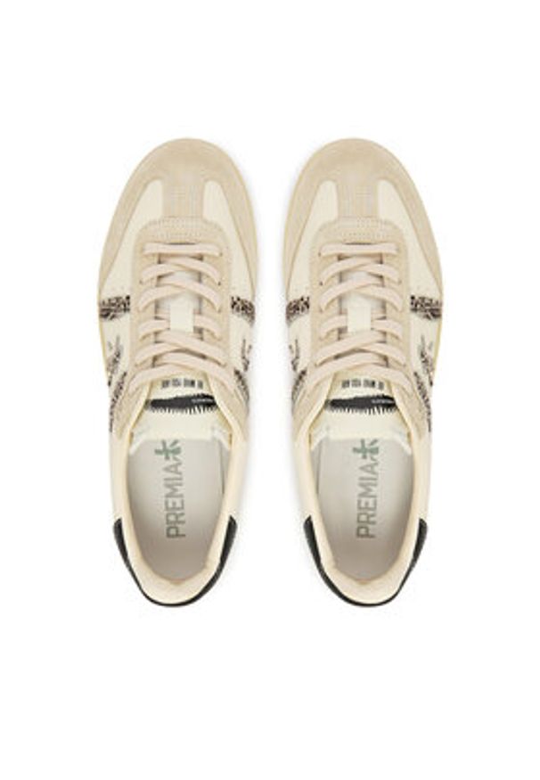 Premiata Sneakersy Bonnied Var 7692 Beżowy. Kolor: beżowy. Materiał: zamsz, skóra