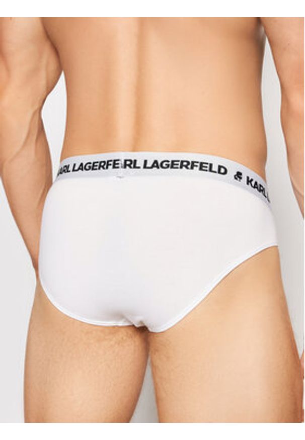 Karl Lagerfeld - KARL LAGERFELD Komplet 3 par slipów Logo 211M2103 Kolorowy. Materiał: bawełna. Wzór: kolorowy