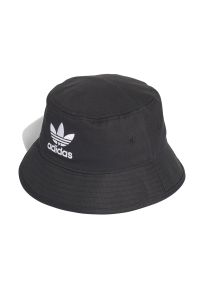 Adidas - adidas Originals Adicolor Trefoil Bucket Hat > AJ8995. Materiał: bawełna. Wzór: aplikacja. Styl: casual, elegancki